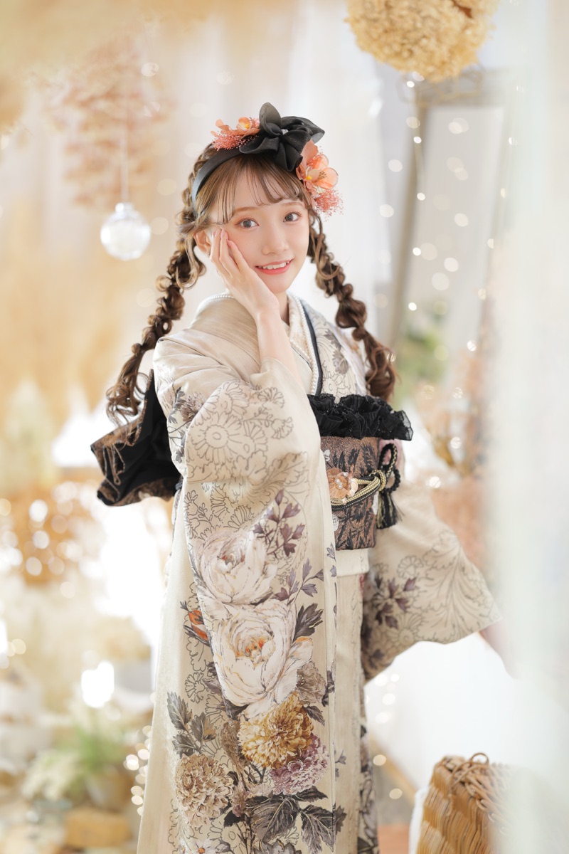 新作振袖 No.118 JILLSTUART(ベージュ×ゴールド)